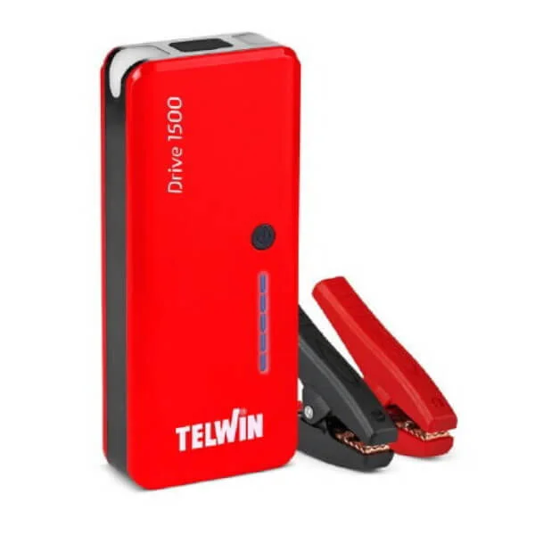 Φωτογραφία προϊόντος: TELWIN DRIVE 1500 Εκκινητής Μπαταριών 12V με Φακό και PowerBank 12000mAh με QC (829569)
