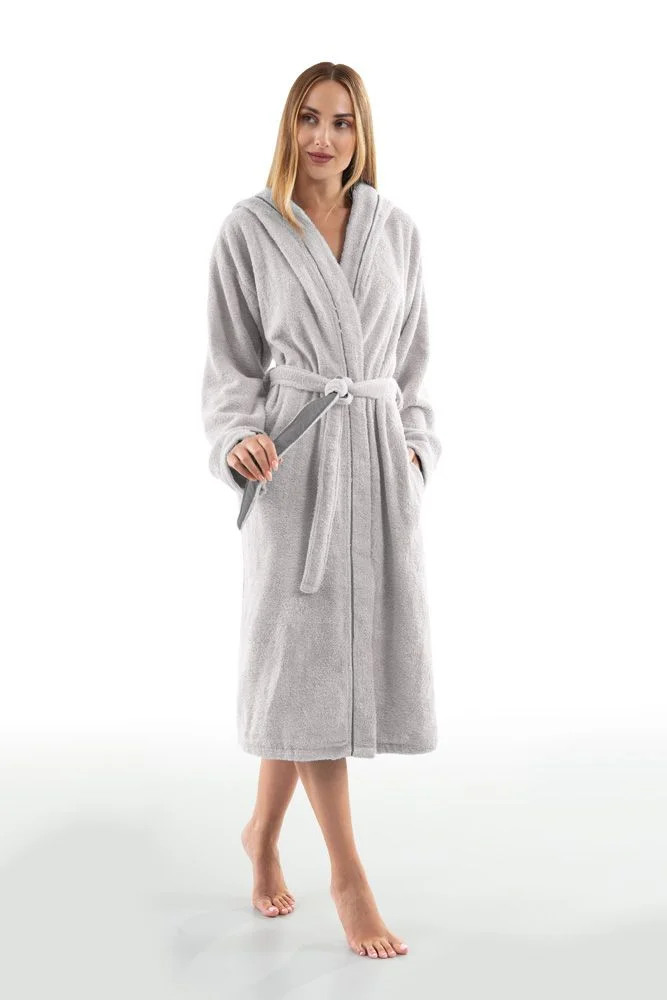Φωτογραφία προϊόντος: Guy Laroche Μπουρνούζι Casual Silver Μέγεθος Large