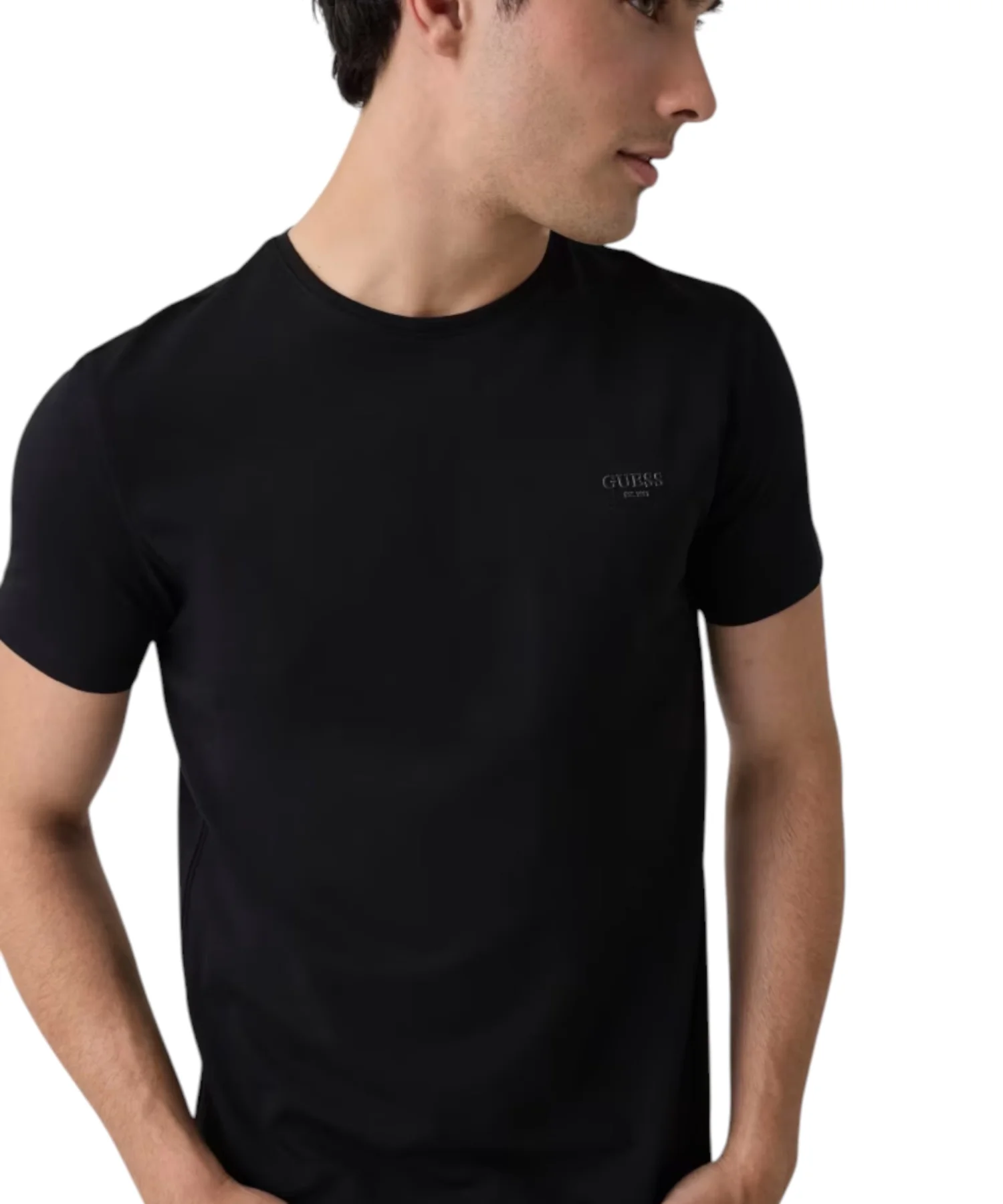 Φωτογραφία προϊόντος: Guess - Ανδρικό Κοντομάνικο T-Shirt M6YI24K3728-JBLK Μαύρο