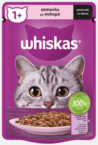 Φωτογραφία προϊόντος: Whiskas Core Γάτας Σολομός σε Σάλτσα 85gr WHISKAS (2058518)