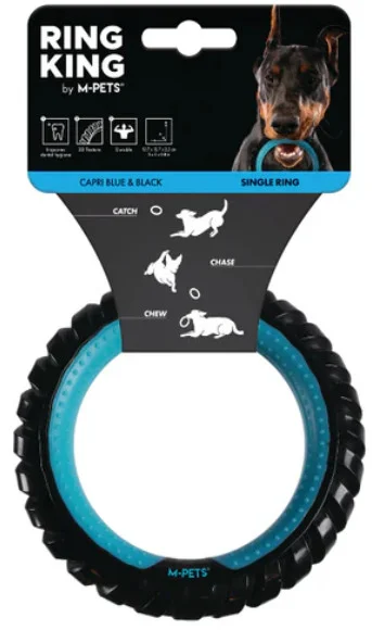 Φωτογραφία προϊόντος: M-pets Δαχτυλίδι RING KING - Μπλε & Μαύρο Capri 12,7 x 12,7 x 2,2cm M-pets (2074237)