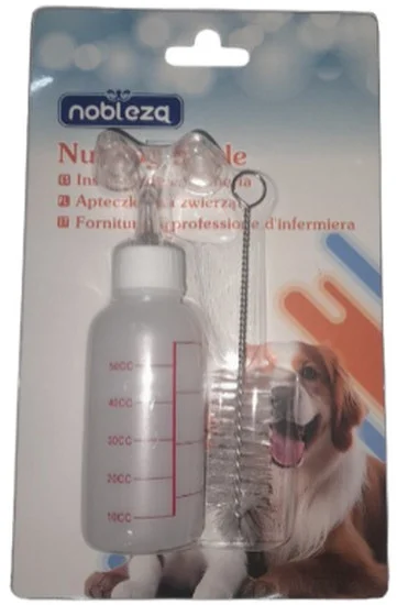 Φωτογραφία προϊόντος: Nobleza Σετ μπιμπερό 50ml, πιπίλες και βούρτσα καθαρισμού Nobleza (2059032)