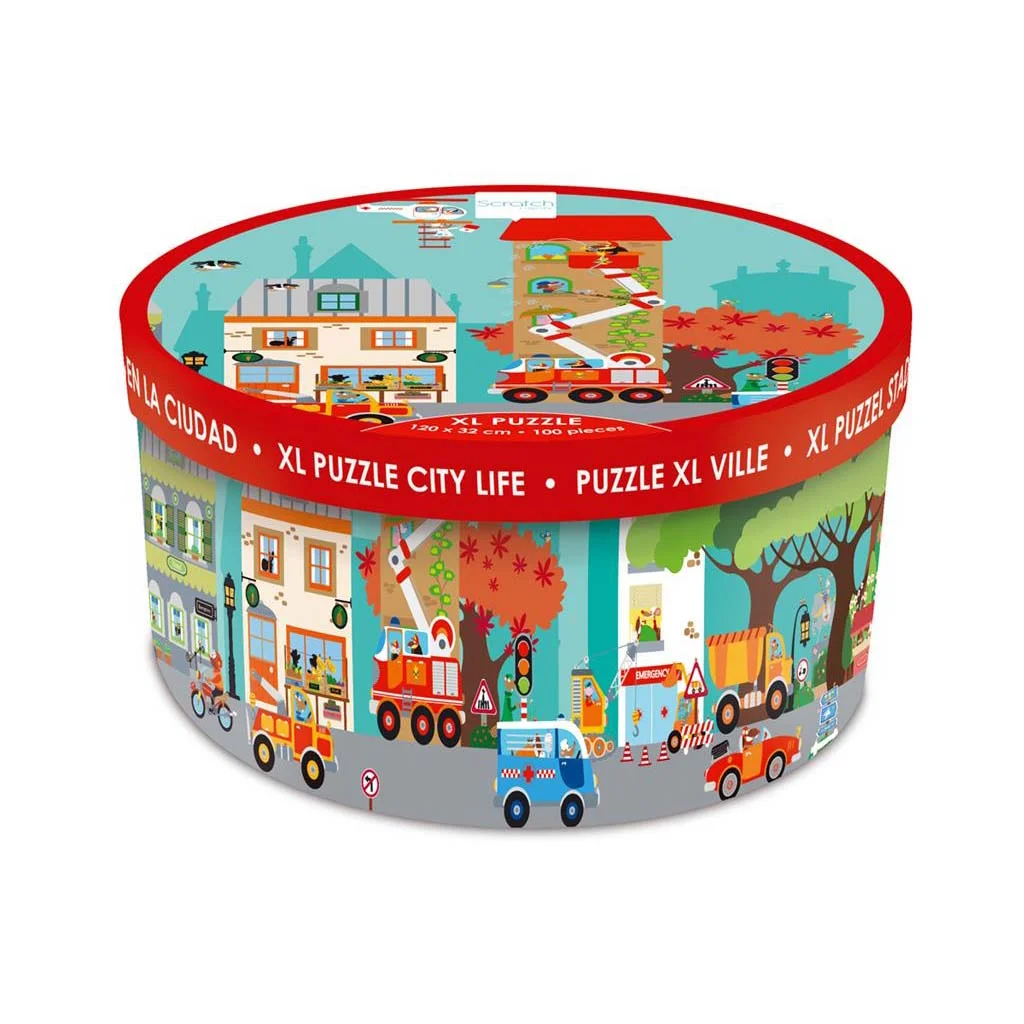Φωτογραφία προϊόντος: Scratch FLOOR PUZZLE CITY 100pcs