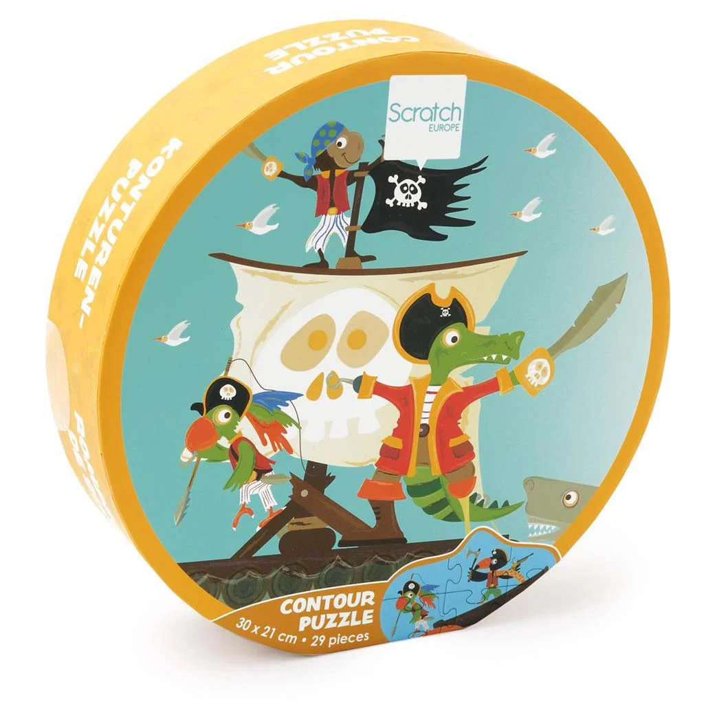 Φωτογραφία προϊόντος: Scratch PIRATE COMPACT PUZZLE 31pcs