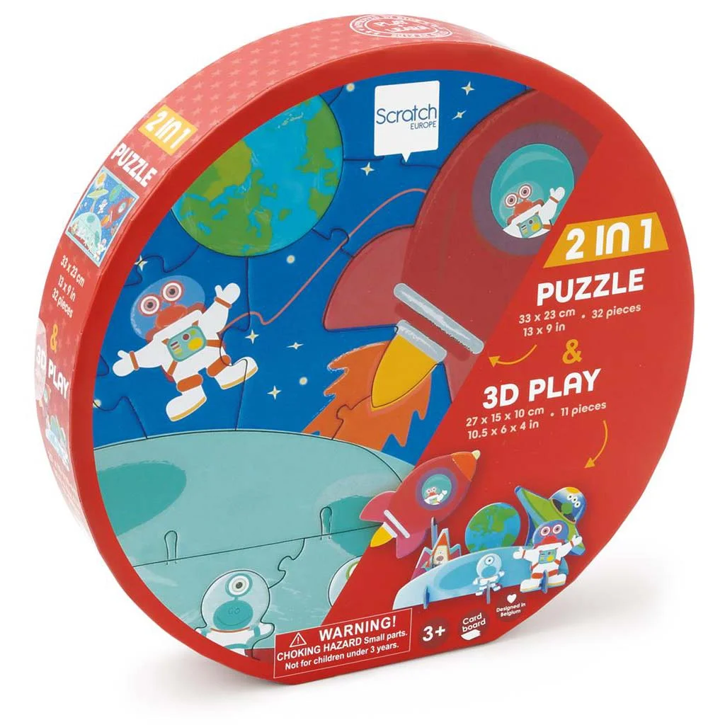 Φωτογραφία προϊόντος: Scratch 3D SPACE PUZZLE 32pcs