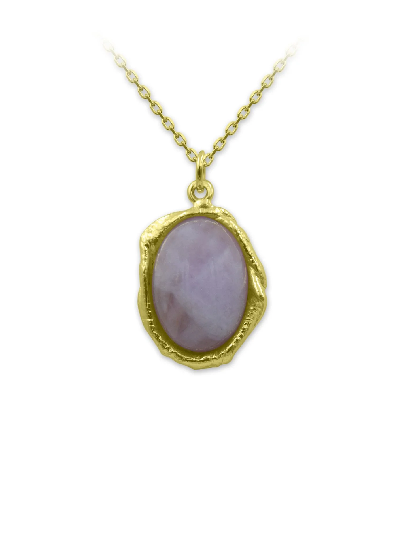 Φωτογραφία προϊόντος: chxaos Ασημένιο 925 επίχρυσο κολιέ Αμέθυστος Λευκός με αλυσίδα KO2031-g