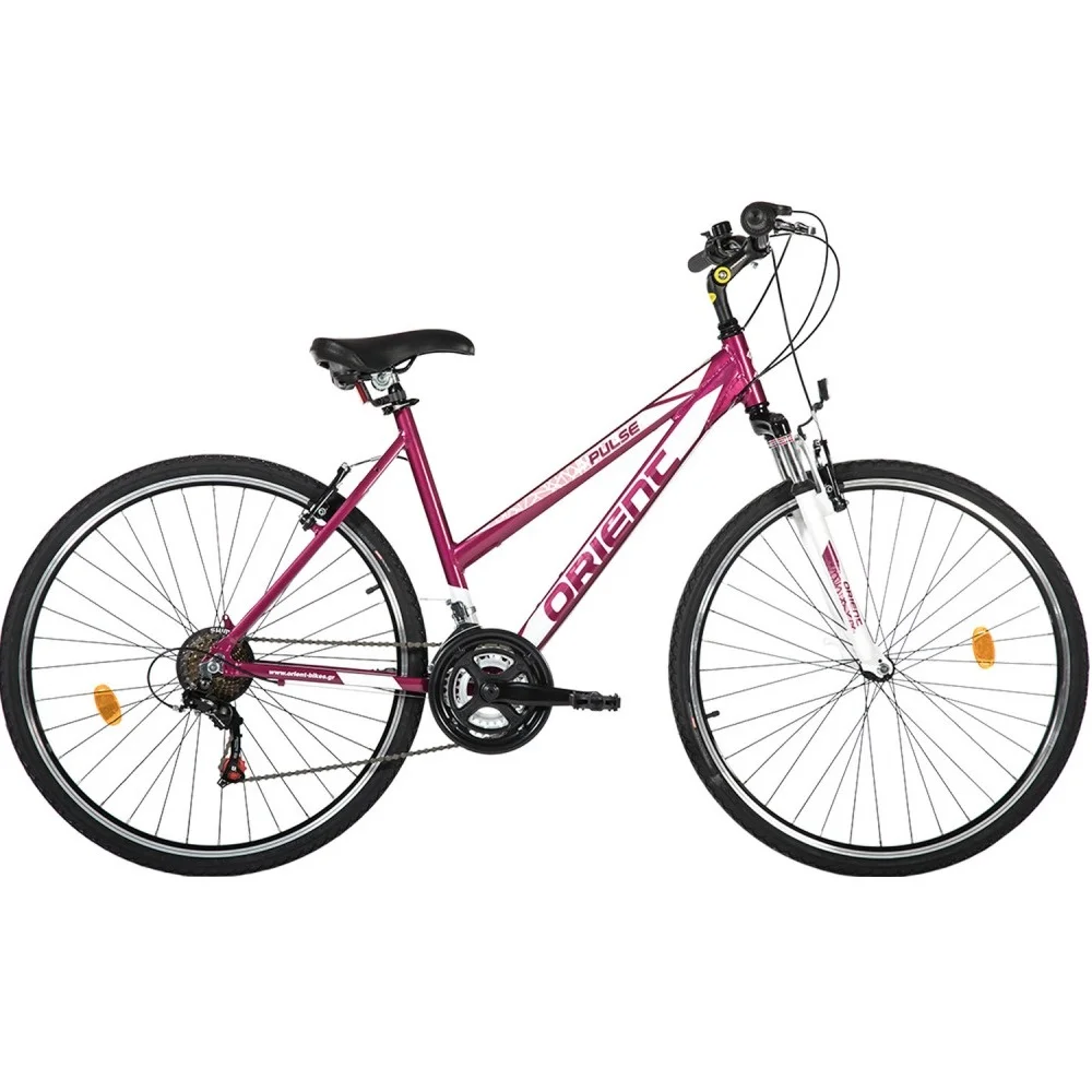 Φωτογραφία προϊόντος: ORIENT PULSE LADY 28” ΠΟΔΗΛΑΤΟ CROSS ALLOY 21sp ΛΕΥΚΟ-ΜΩΒ (151506) 2025