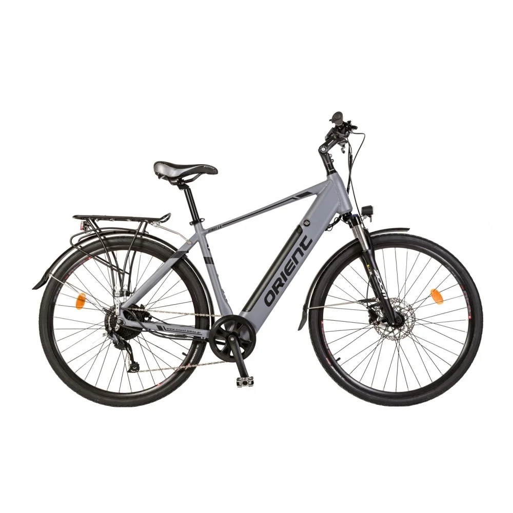 Φωτογραφία προϊόντος: ORIENT E-BIKE STREET 1.0 28” 9SP TOURING REAR MOTOR BAFANG 250W ΓΚΡΙ (151604) 2024