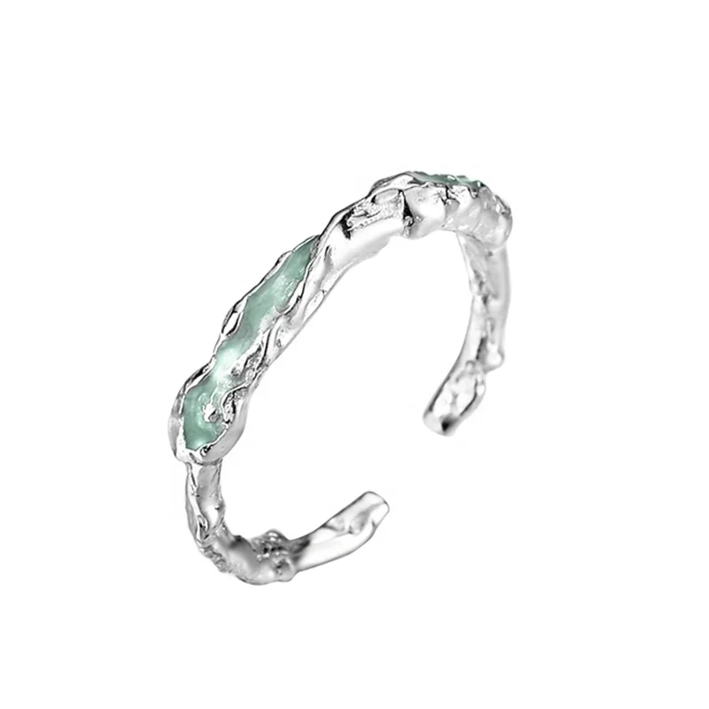 Φωτογραφία προϊόντος: Peach Jewelry Isabella Δαχτυλίδι Ασήμι 925 Περίτεχνο Ρόδιο Ασημί Και Aqua