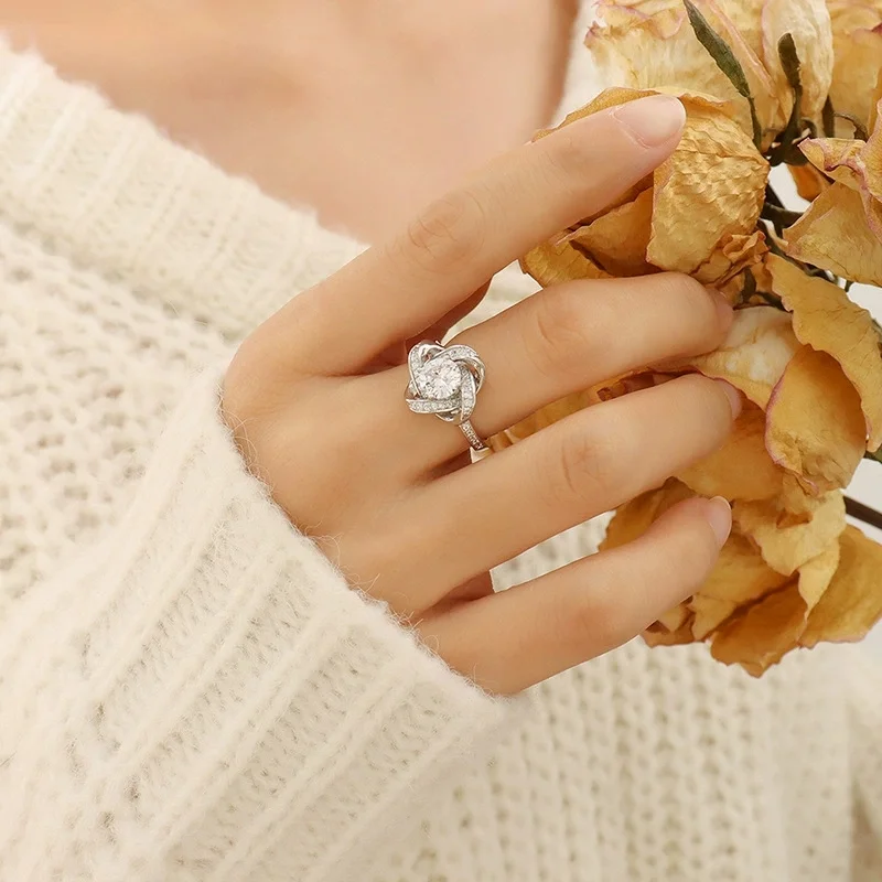 Φωτογραφία προϊόντος: Peach Jewelry Δαχτυλίδι Ασημι 925 Περίτεχνο Κρύσταλλος Ζιρκόνια
