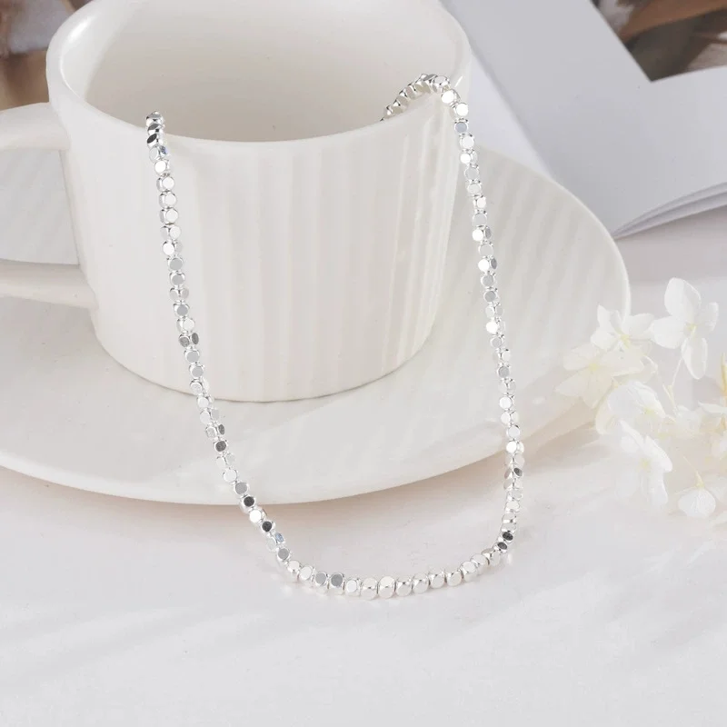 Φωτογραφία προϊόντος: Peach Jewelry Κολιέ από Ασημι Χάντρα