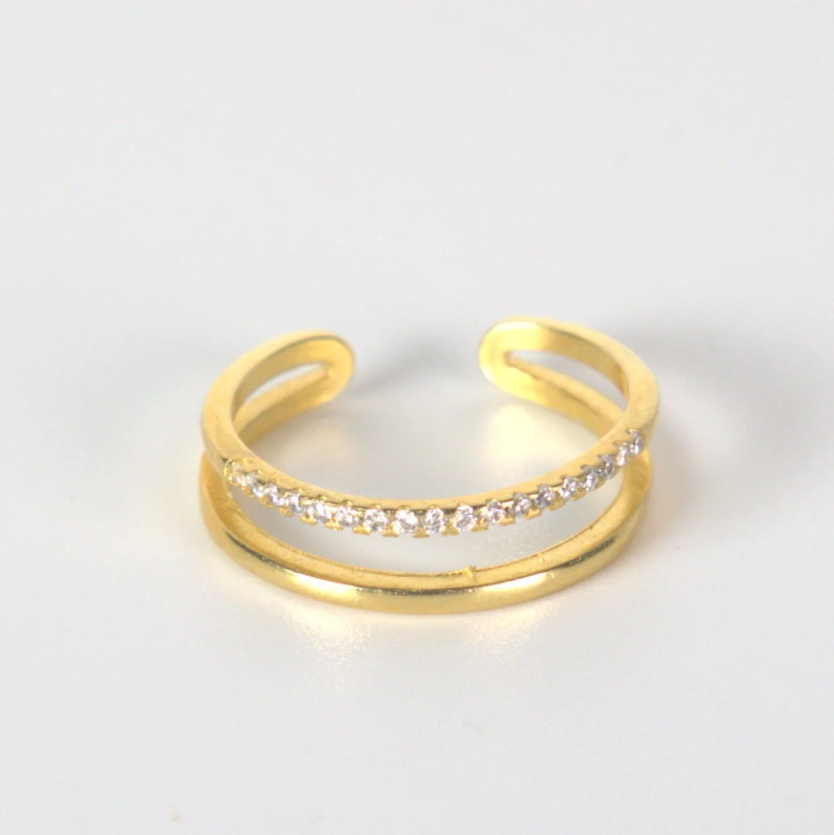 Φωτογραφία προϊόντος: Peach Jewelry Δαχτυλίδι Inferno Επιχρυσωμένο Ασήμι 925 Με Ζιρκόν