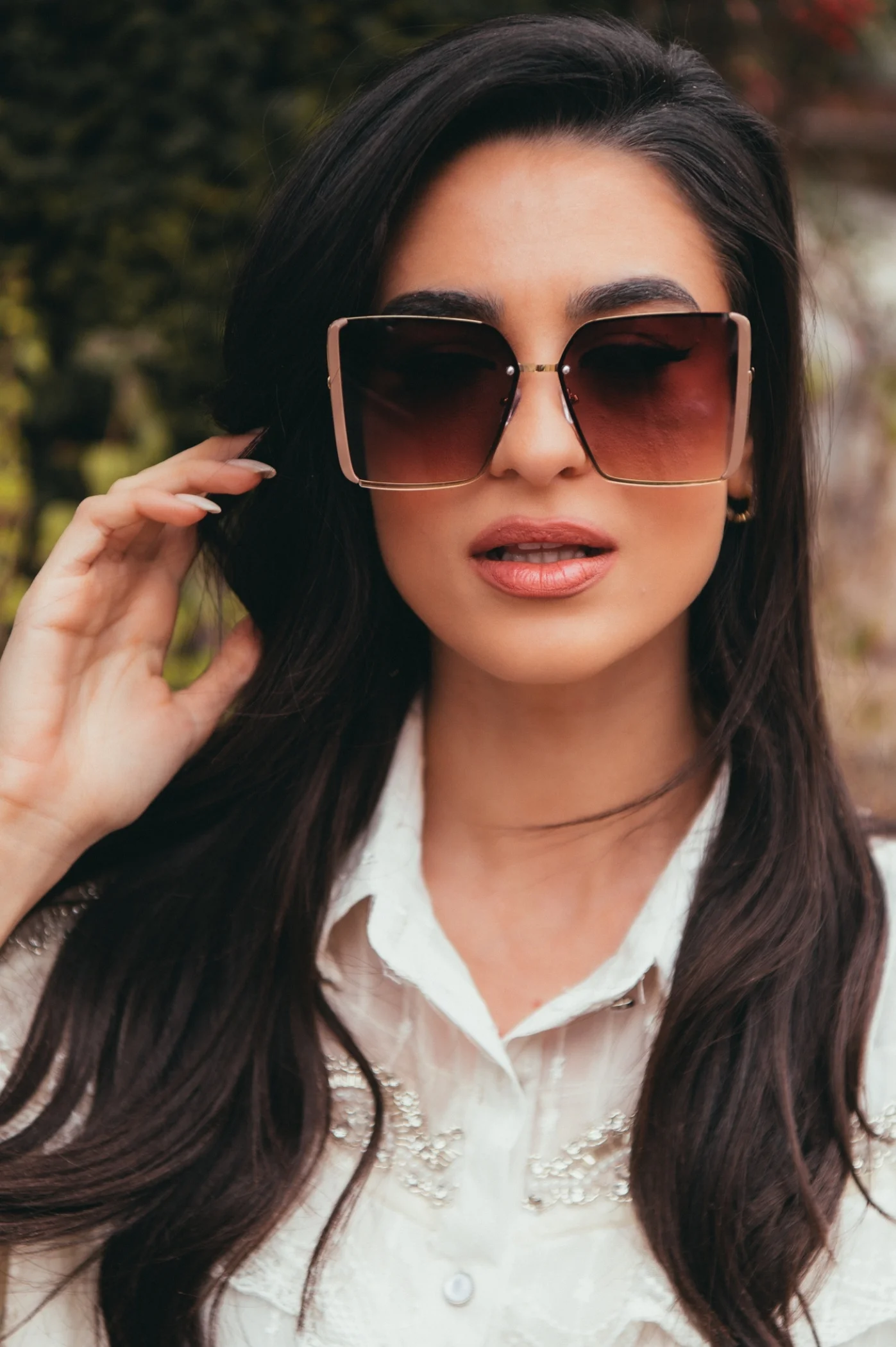 Φωτογραφία προϊόντος: Antithesis Clothing Γυαλιά Ηλίου Coelia Mε Δίχρωμο Φακό - Σομόν