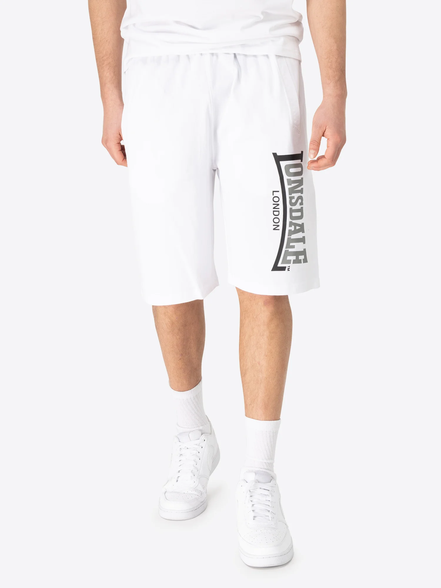 Φωτογραφία προϊόντος: Lonsdale Logo Jam Men's shorts slim fit 112062-7001 Λευκή