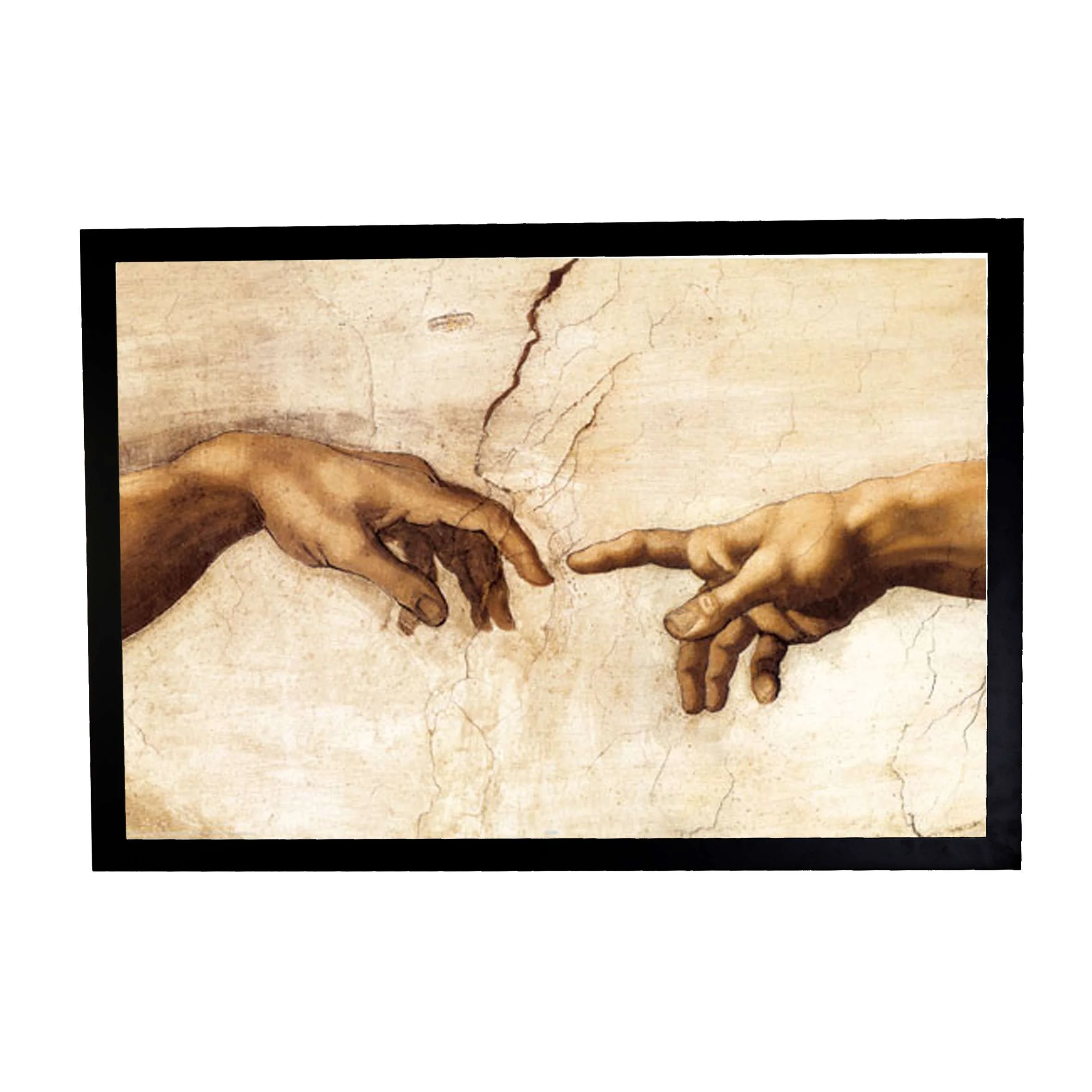 Φωτογραφία προϊόντος: HOPER Αφίσα Michelangelo Creation Of Adam 61x91,5εκ Κορνίζα Ξύλινη Χρώμα Μαύρο Με Ακρυλικό Τζάμι Άθραυστο K1041-69