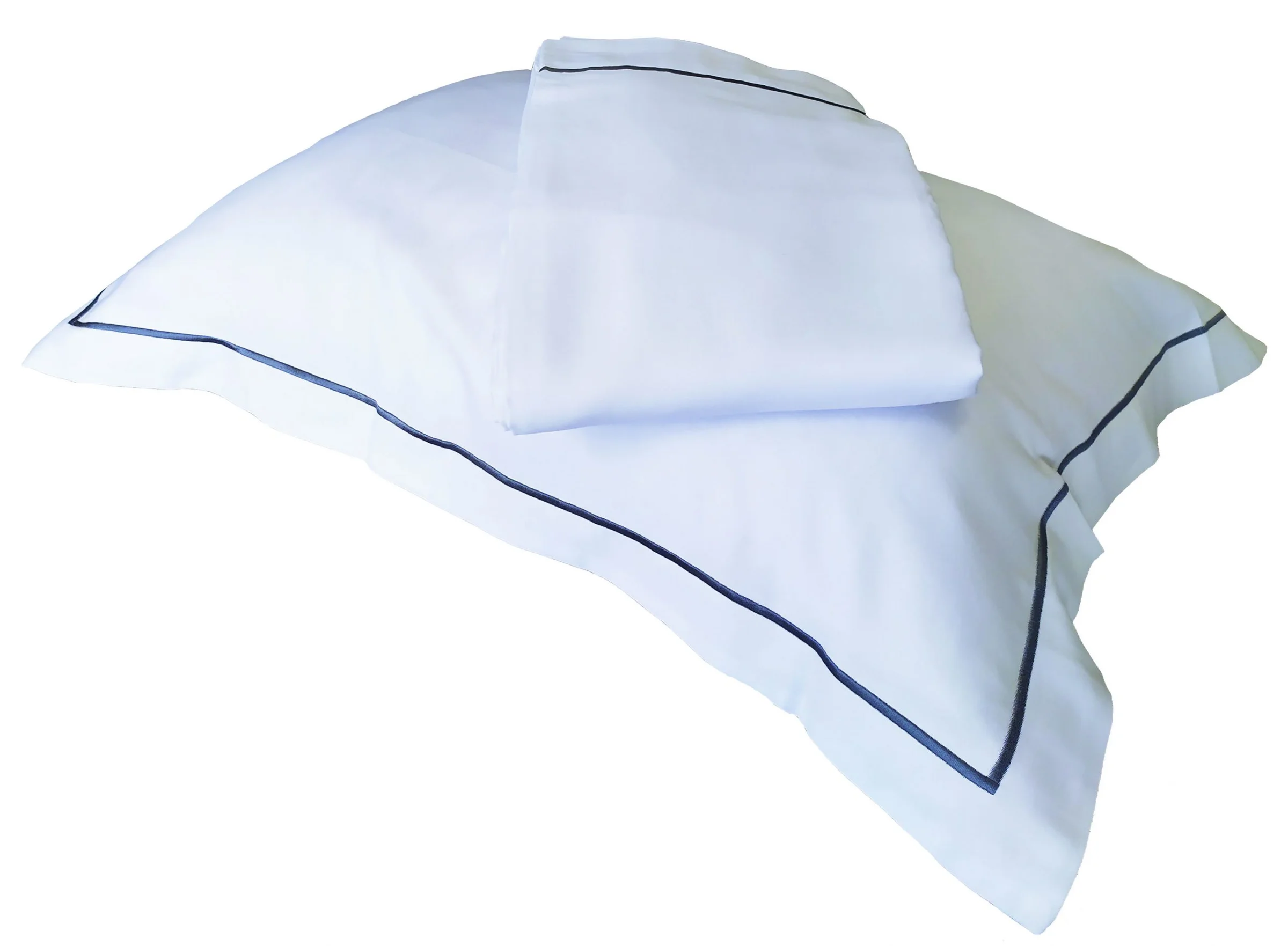Φωτογραφία προϊόντος: ΜΑΞΙΛΑΡΟΘΗΚΗ OXFORD COTTON SATIN PLAIN LINE TC310 COTTON 100% ONE LINE 55X75cm - LE BLANC