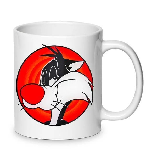 Φωτογραφία προϊόντος: Sylvester the cat mug Σιλβέστρος η γάτα κούπα no1 κεραμική 330ml
