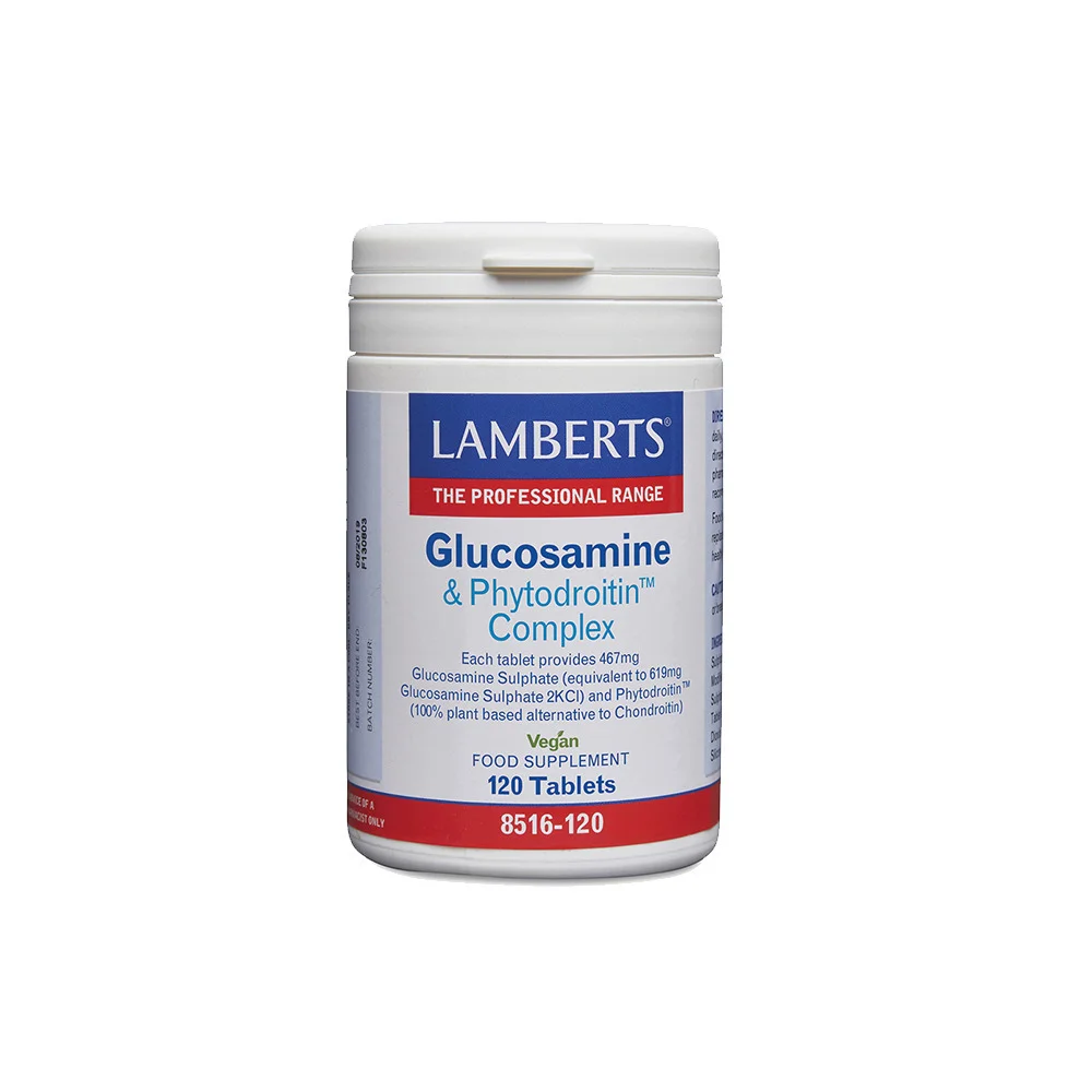 Φωτογραφία προϊόντος: Lamberts Glucosamine +amp; Phytodroitin Complex 120 ταμπλέτες