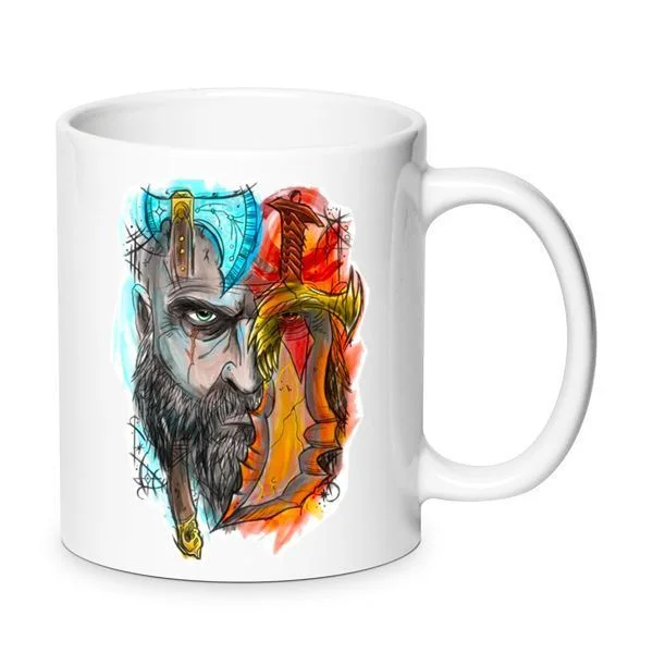 Φωτογραφία προϊόντος: God of war mug GOW κούπα no4 κεραμική 330ml