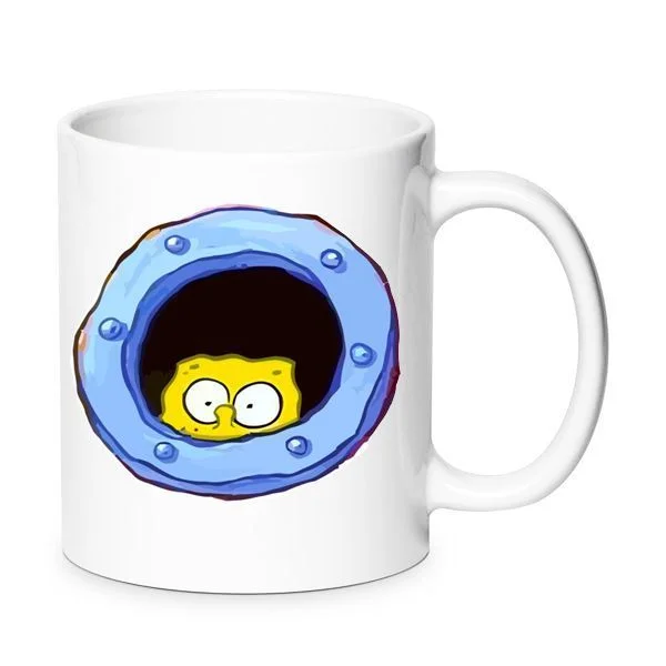 Φωτογραφία προϊόντος: Spongebob mug Μπομπ ο Σφουγγαράκης κούπα no11 κεραμική 330ml