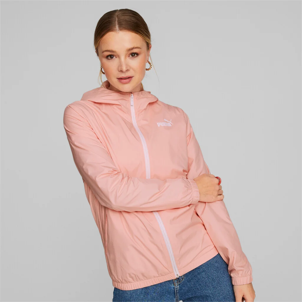 Φωτογραφία προϊόντος: Puma ESS Solid Windbreaker Γυναικείο Αντιανεμικό Μπουφάν Ροζ