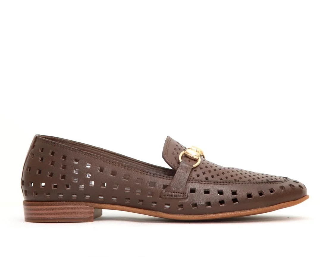 Φωτογραφία προϊόντος: Mago Shoes 138-1766 Γυναικεία Loafers από Δέρμα σε Καφέ χρώμα