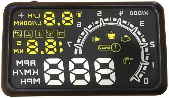 Φωτογραφία προϊόντος: OEM A8 Ψηφιακό Head up Display Αυτοκινήτου Οθόνη Πληροφοριών Αυτοκινήτου obd2 5.5″