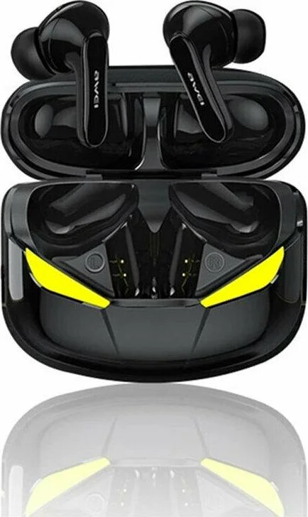 Φωτογραφία προϊόντος: Awei T35 In-ear Bluetooth Handsfree Ακουστικά με Αντοχή στον Ιδρώτα και Θήκη Φόρτισης Μαύρα