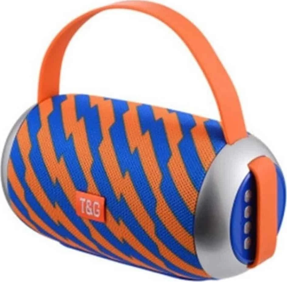 Φωτογραφία προϊόντος: OEM T&G TG-112 Ηχείο Bluetooth 10W με Ραδιόφωνο και Διάρκεια Μπαταρίας έως 4 ώρες Blue/Orange