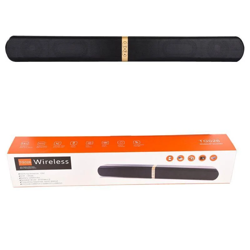 Φωτογραφία προϊόντος: OEM TG026 Soundbar 16W 2.0 Μαύρο