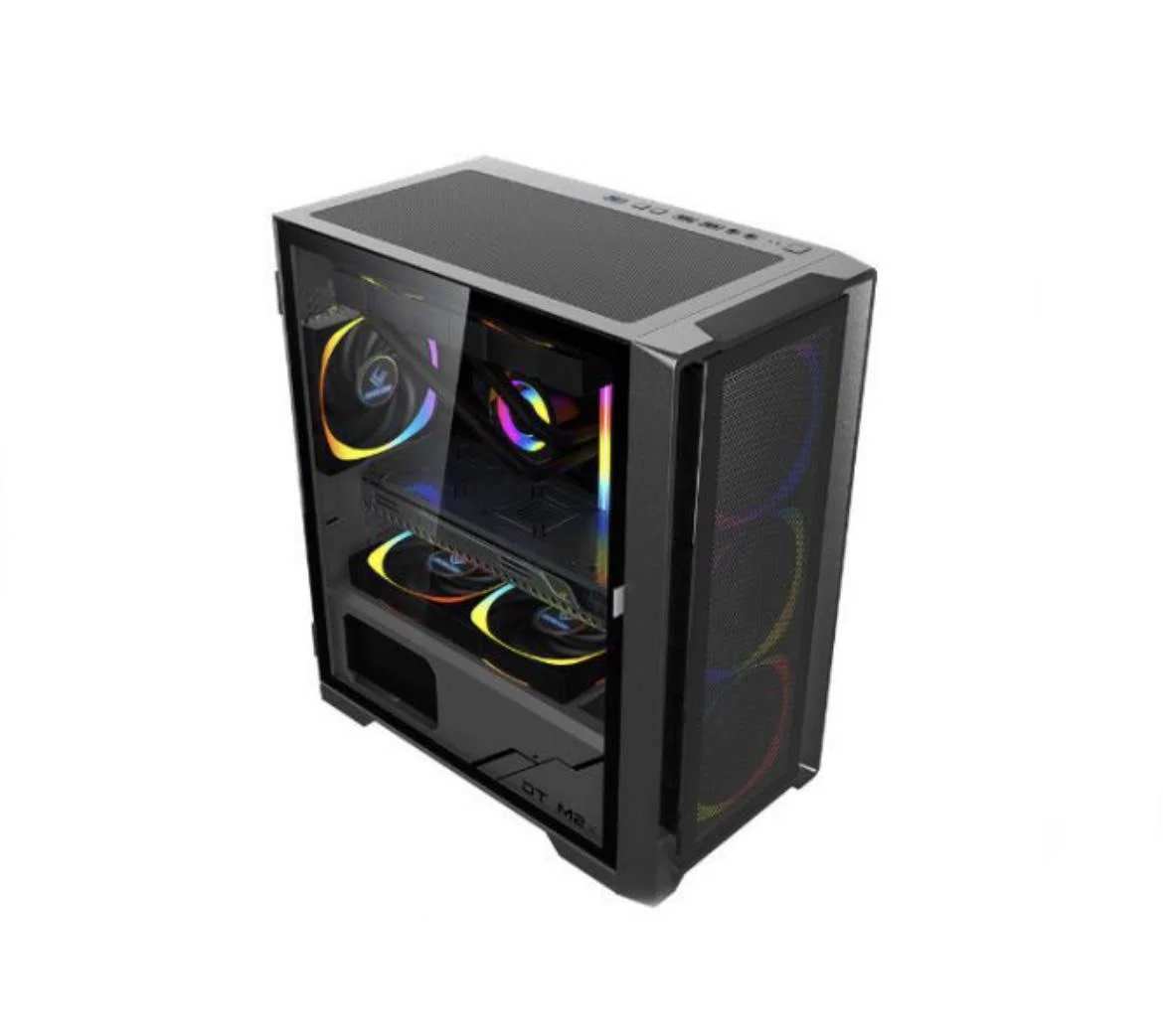 Φωτογραφία προϊόντος: OEM PC CASE MICRO-ATX DTM2 BLACK Κουτί Υπολογιστή Μαύρο Χρώμα