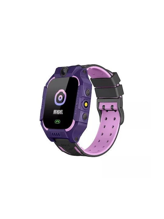 Φωτογραφία προϊόντος: Ezra Παιδικό Smartwatch με Λουράκι από Καουτσούκ/Πλαστικό Μωβ