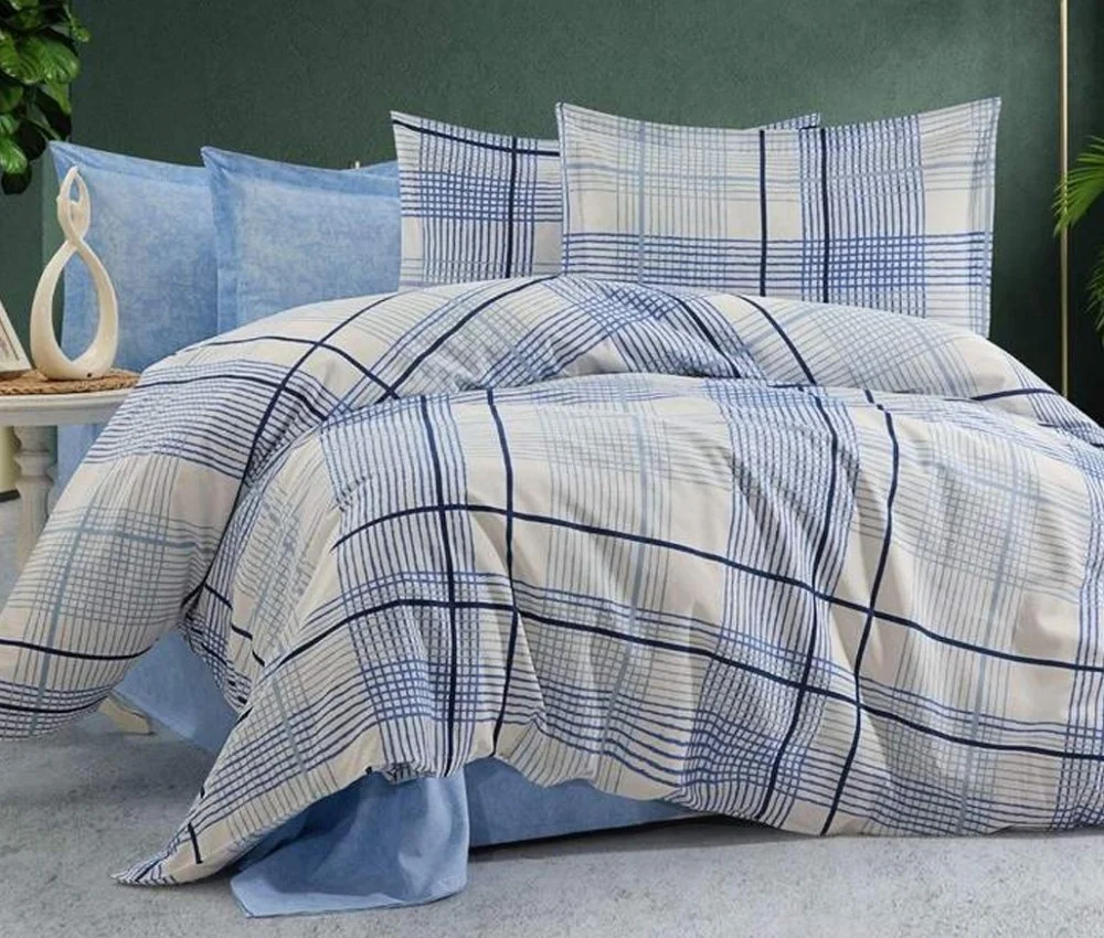 Φωτογραφία προϊόντος: MayHome Σετ Παπλωματοθήκη Polycotton Ημίδιπλη (Π: 180cm x Μ: 240cm) – 2520826430 Γεωμετρικό
