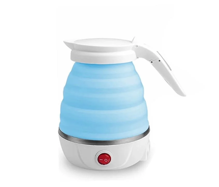 Φωτογραφία προϊόντος: OEM Travel Folding Electric Kettle Βραστήρας Ταξιδίου 600ml 600W Μπλε
