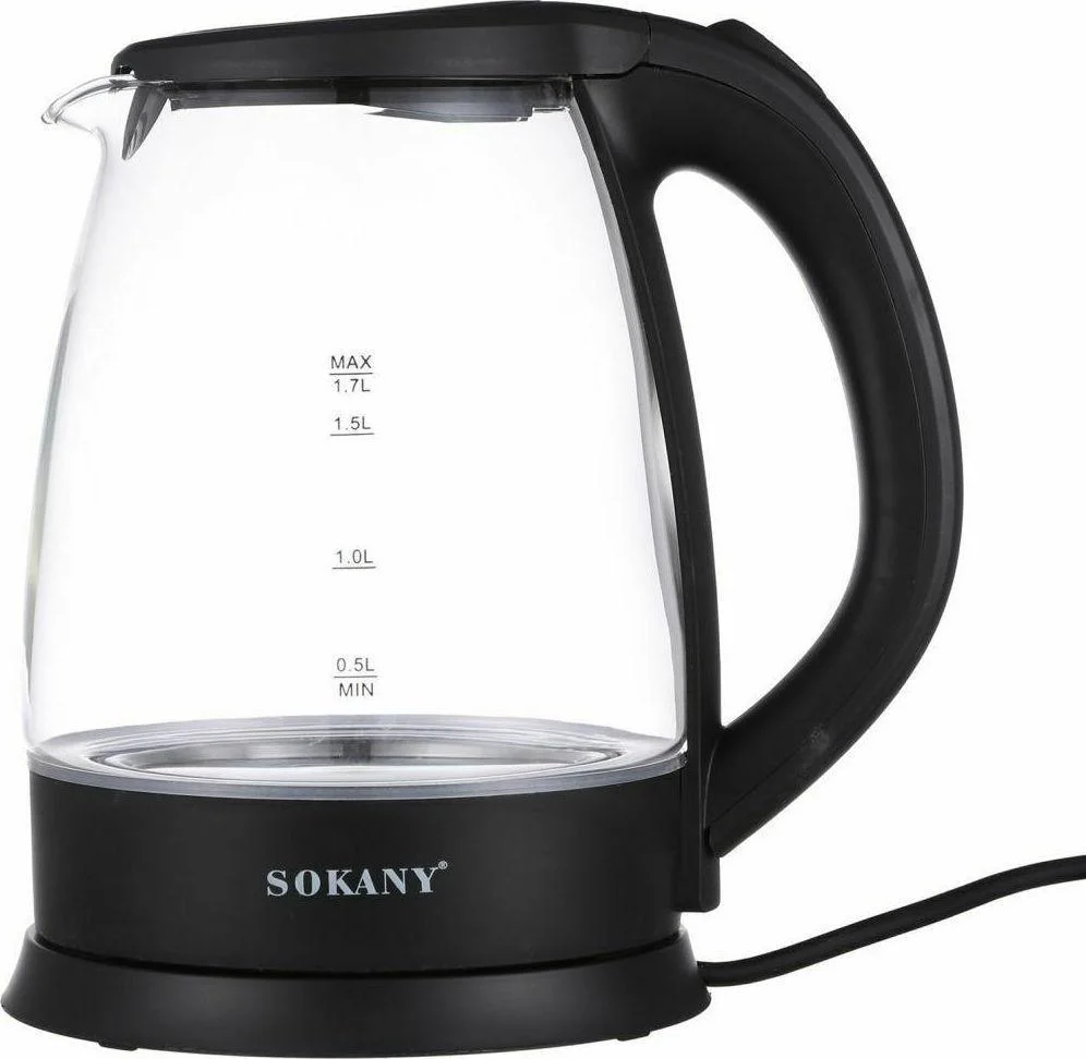 Φωτογραφία προϊόντος: Sokany GK-322 Βραστήρας 1.7lt 2200W Μαύρος
