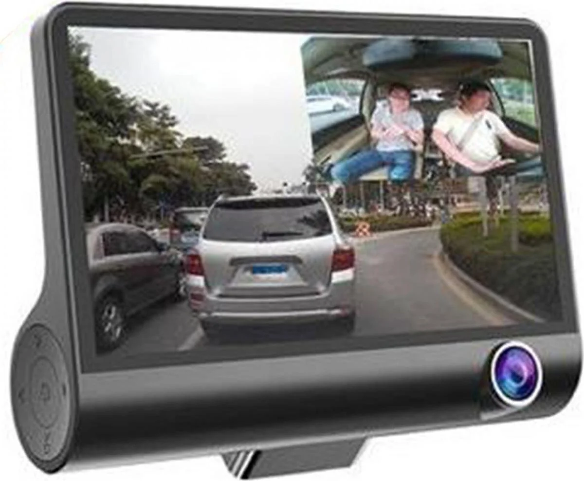 Φωτογραφία προϊόντος: OEM Σετ Κάμερα DVR Αυτοκινήτου 1080P με Οθόνη 4" για Παρμπρίζ με Αυτοκόλλητο & Κάμερα Οπισθοπορείας