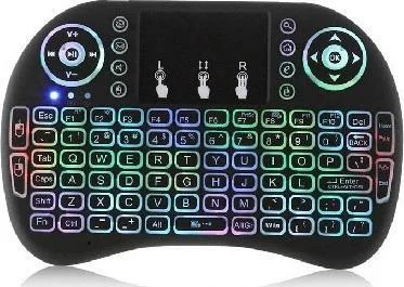 Φωτογραφία προϊόντος: OEM BISSOT Mini RGB Ασύρματο Πληκτρολόγιο με Touchpad Αγγλικό US