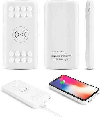 Φωτογραφία προϊόντος: OEM HG408 Power Bank 10000mAh με 2 Θύρες USB-A και Θύρα USB-C Λευκό