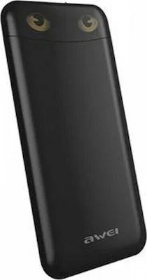 Φωτογραφία προϊόντος: Awei P68K Power Bank 10000mAh με 2 Θύρες USB-A Μαύρο