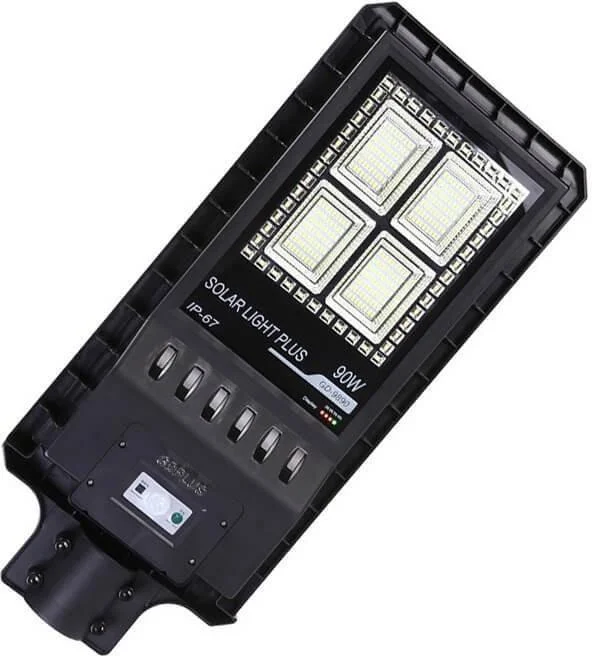 Φωτογραφία προϊόντος: OEM GD-9890 Ηλιακό Φωτιστικό Δρόμου με Αισθητήρα Φωτός σε Μαύρο Χρώμα