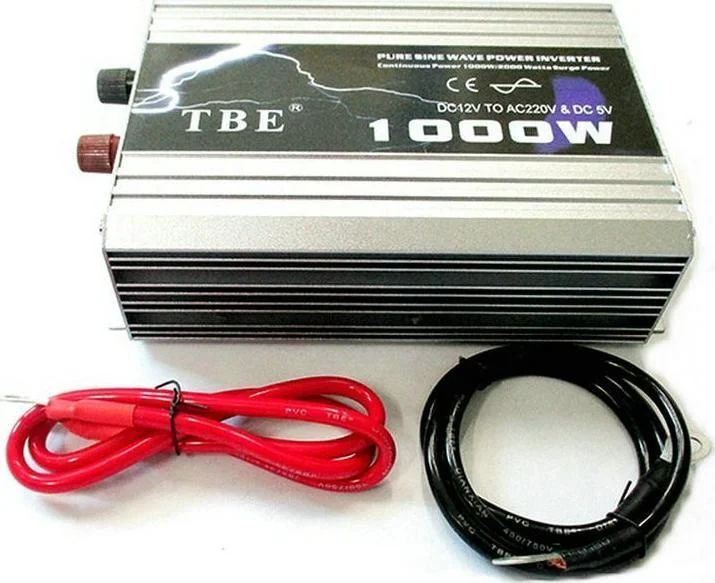Φωτογραφία προϊόντος: OEM TBE1000W Inverter Αυτοκινήτου Τροποποιημένου Ημιτόνου 1000W για Μετατροπή 12V DC σε 220V AC με 1xUSB