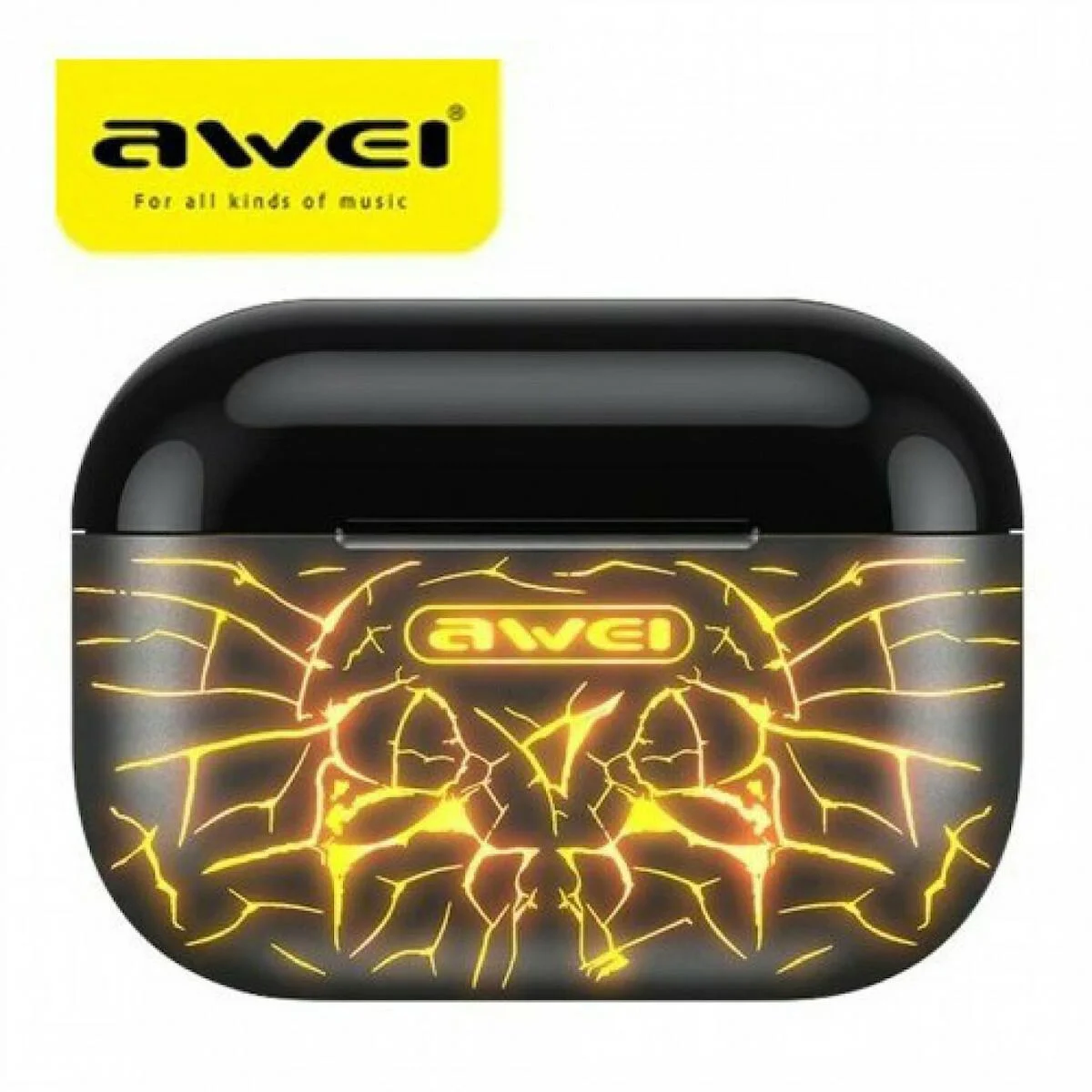 Φωτογραφία προϊόντος: Awei T29 Pro In-ear Bluetooth Handsfree Ακουστικά με Θήκη Φόρτισης Κίτρινα