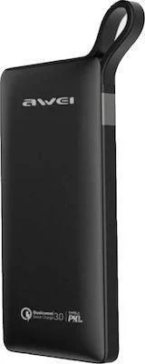 Φωτογραφία προϊόντος: Awei P43 Power Bank 10000mAh με 2 Θύρες USB-A Μαύρο