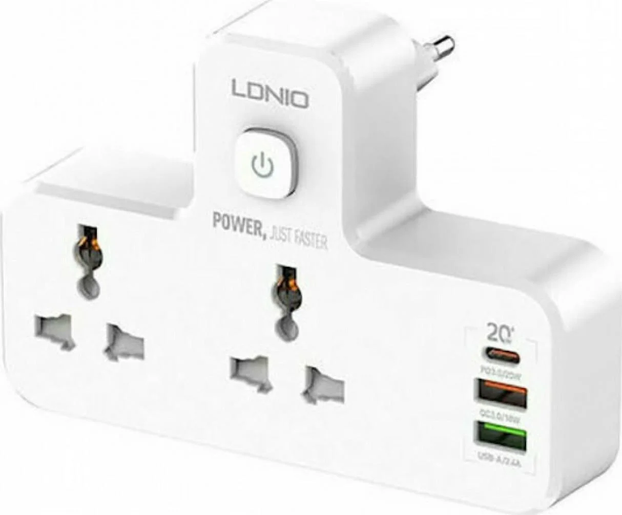 Φωτογραφία προϊόντος: OEM Ldnio SC2311 Αντάπτορας Πρίζας από Universal σε Ελλάδας