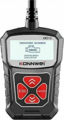 Φωτογραφία προϊόντος: Konnwei KW310 Διαγνωστικό Αυτοκινήτου Ψηφιακό OBD 2 με Καλώδιο