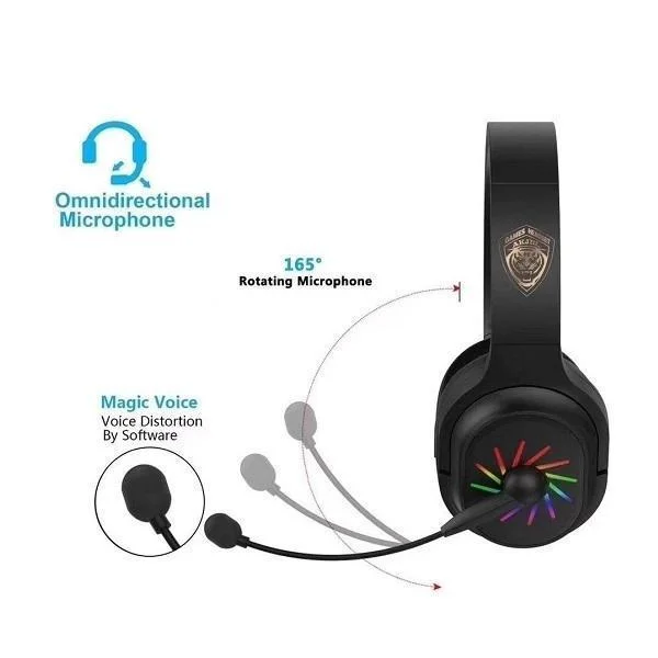 Φωτογραφία προϊόντος: OEM J17 On Ear Gaming Headset με σύνδεση 2x3.5mm / USB
