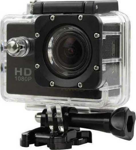 Φωτογραφία προϊόντος: Andowl QY-09K Action Camera Full HD (1080p) Υποβρύχια Μαύρη με Οθόνη 2"