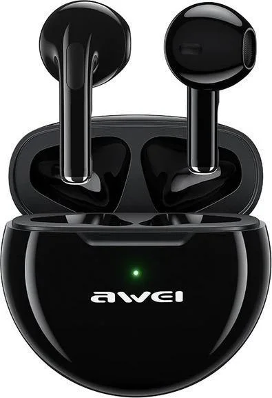 Φωτογραφία προϊόντος: Awei T17 Mini Earbud Bluetooth Handsfree Ακουστικά με Θήκη Φόρτισης Μαύρα