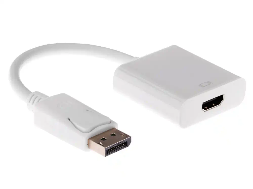 Φωτογραφία προϊόντος: PowerTech Αντάπτορας DisplayPort Σε HDMI 0.20m Λευκό (CAB-DP004)