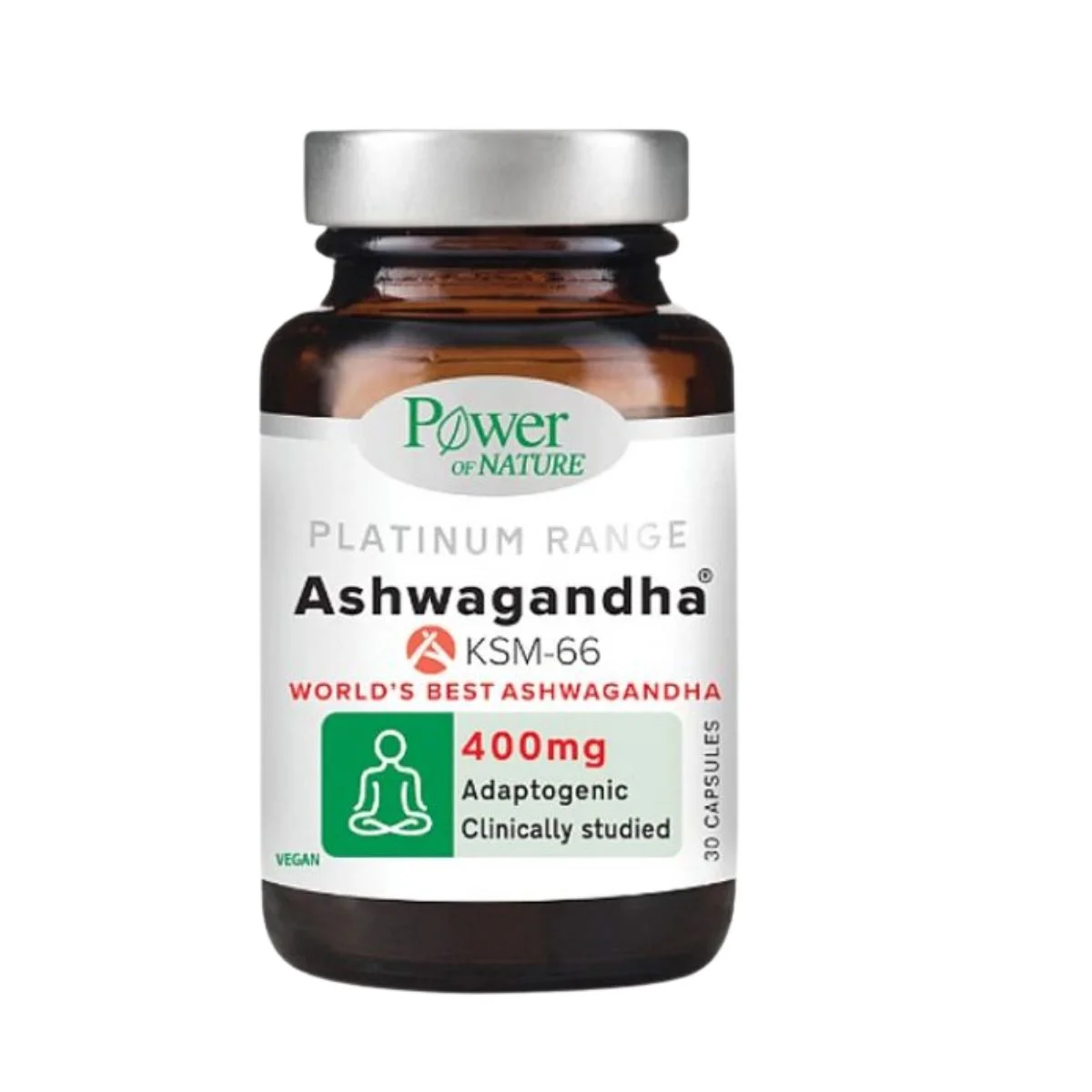 Φωτογραφία προϊόντος: Power Health,Power Health Superfoods Power Health Ashwagandha Ασβαγκάντα 400mg KSM-66 30caps